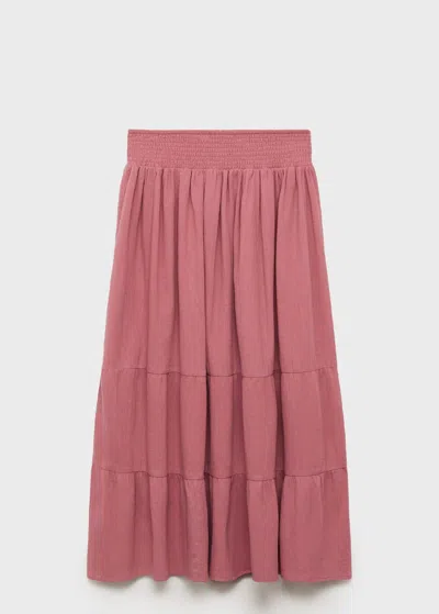 Mango Teen Skirt Pastel Pink