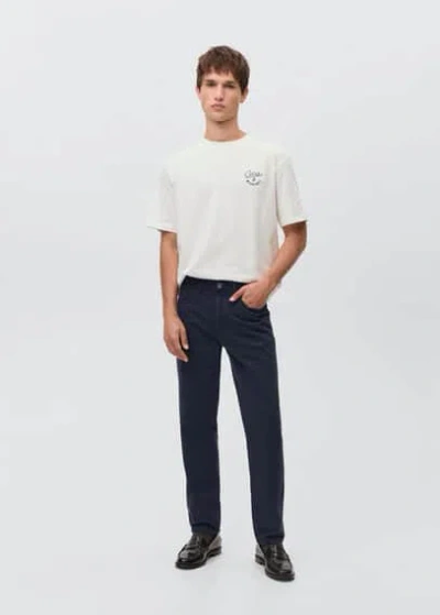 Mango Teen Slim-fit Jeans Dark Navy