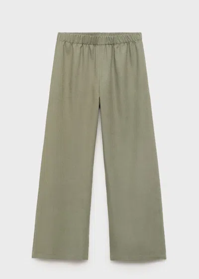 Mango Teen Pantalon Kaki - Fille - Xl -
