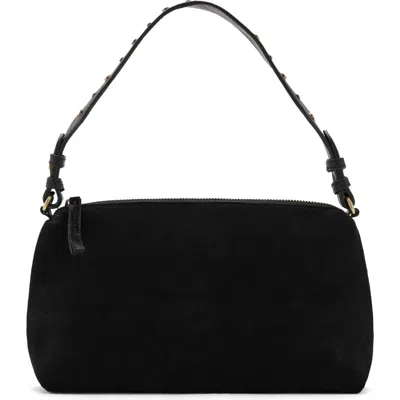 Mango Teen Stud Top Handle Bag In Black