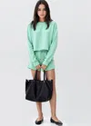 Mango Teen Sweatshirt With Seamless Finish Green