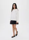 Mango Teen Butterfly-print Sweatshirt Off White