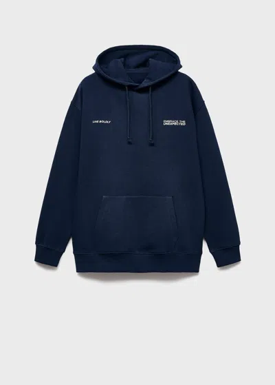 Mango Teen Sweat Bleu Marine - Garçon - S -  In Blue