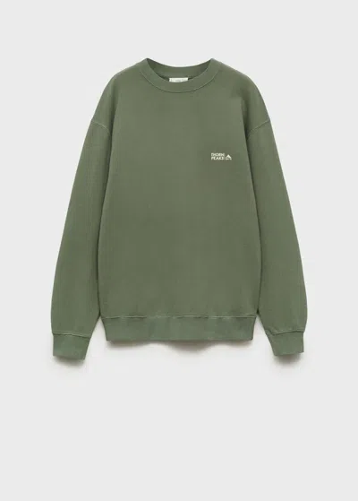 Mango Teen Sweatshirt Mint Green