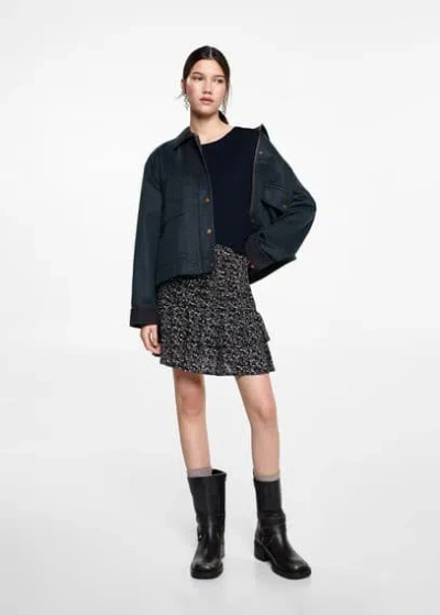 Mango Teen Sweater Dark Navy