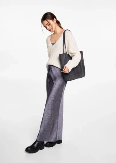 Mango Teen Sweater Off White