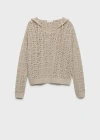 Mango Teen Sweater Sand In Sand