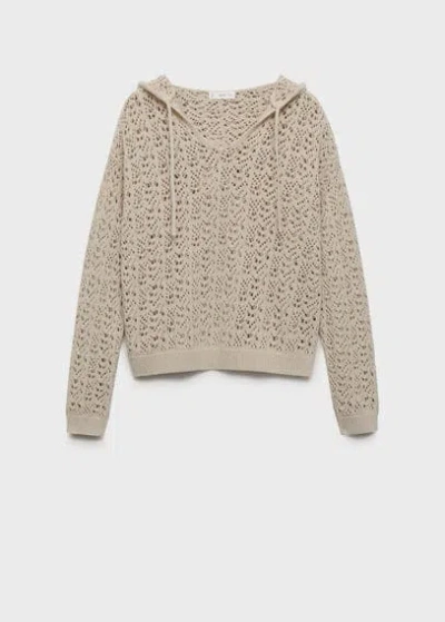 Mango Teen Sweater Sand
