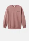Mango Teen Sweatshirt Maroon In Purple