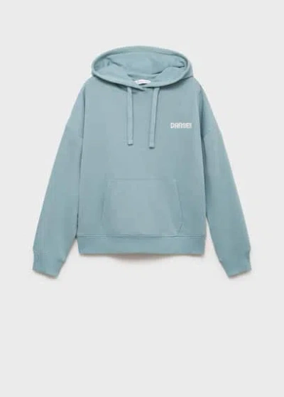 Mango Teen Sweat Vert Pastel - Fille - L -