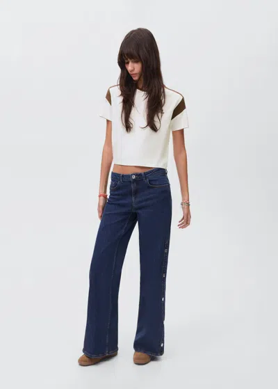 Mango Teen T-shirt En Coton Imprimé Blanc Cassé - Fille - S -  In White