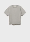 Mango Teen T-shirt Grey