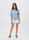 Mango Teen T-shirt Imprimé Surf Bleu - Fille - Xs -  In Blue
