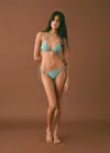 Mango Teen Triangle Bikini Mint Green In Mint Green