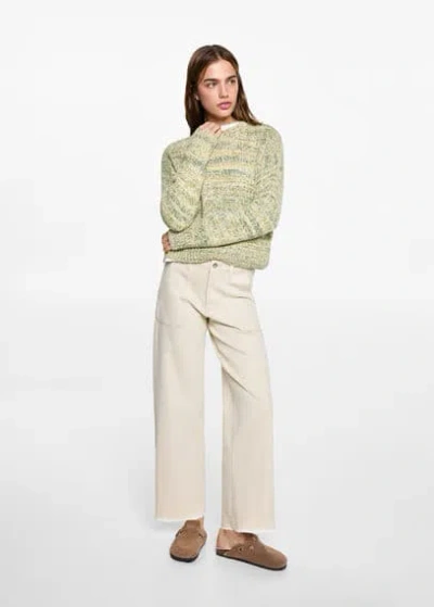 Mango Teen Trousers Beige