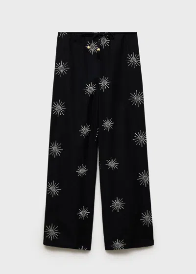 Mango Teen Trousers Black