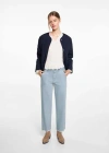 Mango Teen Trousers Blue In Blue