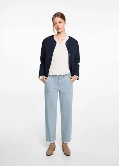 Mango Teen Trousers Blue