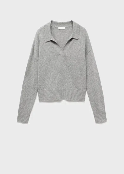 Mango Teen Pull Gris Chiné Clair - Fille - Xxs -  In Gray