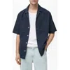 Mango Textured Cotton Bowling Shirt