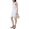 Mango Textured Floral Minidress In White