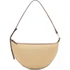 Mango Textured Shoulder Bag In Brown