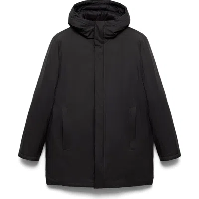 Mango Thermore® Waterproof Insulated Hooded Parka In Charcoal