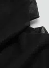 Mango Thin Veiled Tights Black