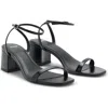 Mango Tica Ankle Strap Sandal In Black