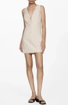 Mango Robe In Beige