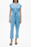 Mango Combinaison Cache-caur Ceinture Bleu - Femme - Xl -  In Blue