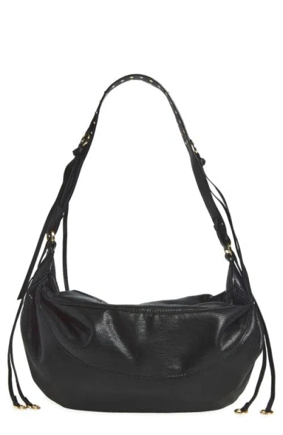 Mango Tin Shoulder Bag In Black