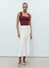 Mango Top Bordeaux - Femme - Xxl -