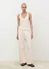 Mango Cotton V-neck Tank Top In Neutral