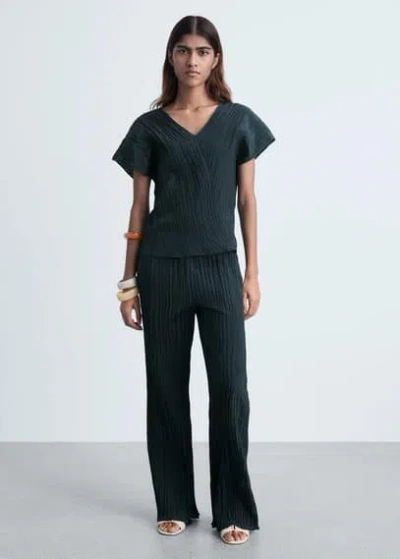 Mango Top Bleu - Femme - M -