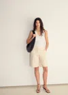 Mango Top Ecru In Ecru