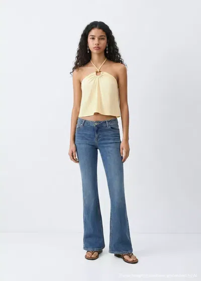 Mango Top Halter Avec Détail Anneau