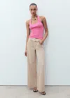 Mango Knit Halter Tank