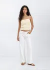 Mango Top Maille Volants