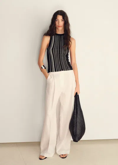 Mango Top Noir - Femme - M -