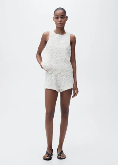 Mango Top Off White