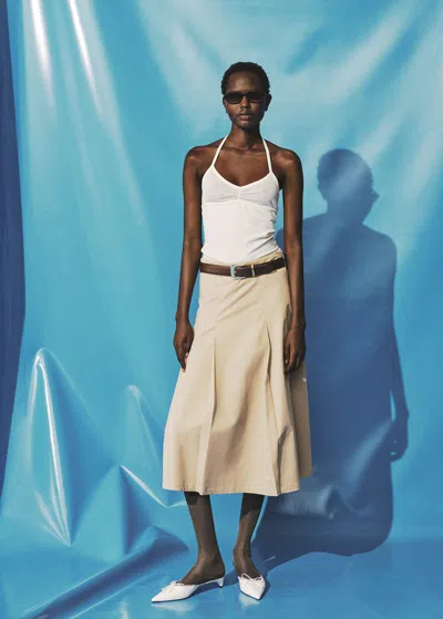 Mango Top Off White