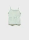 Mango Top Vert Menthe - Enfants - 13-14 Ans -  Kids In Vert Menthe