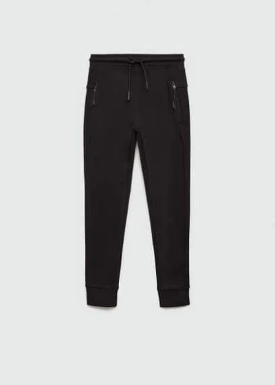 Mango Pantalon In Noir