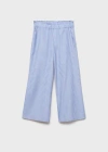 Mango Trousers Blue In Blue