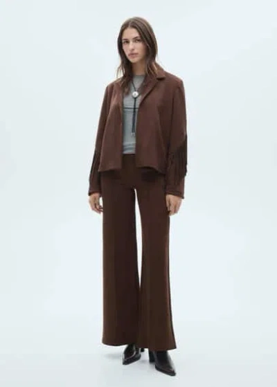 Mango Trousers Chocolate