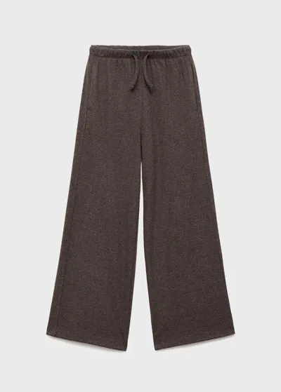 Mango Kids' Trousers Chocolate In Brown