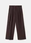 Mango Trousers Chocolate In Brown