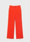 Mango Trousers Coral Red