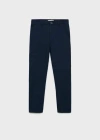 Mango Trousers Dark Navy In Dark Navy